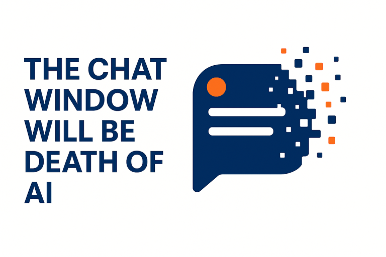 The Chat Window Will Be the Death of AI: Why Frictionless Interfaces Are the Future of Intelligence