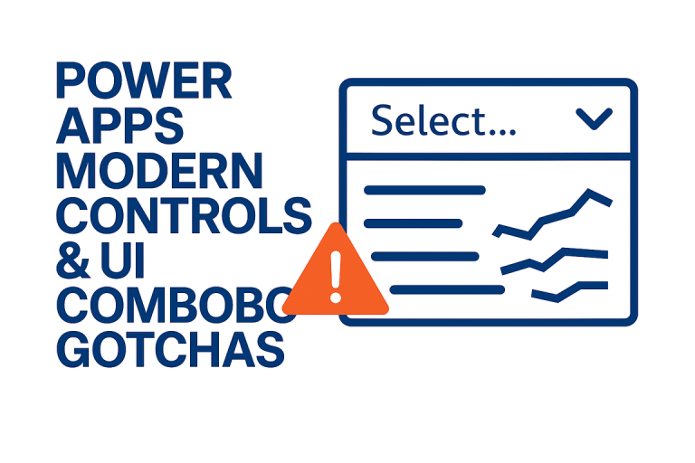 Power Apps Modern Controls & UI: Combobox Gotchas and What to Do When Things Change
